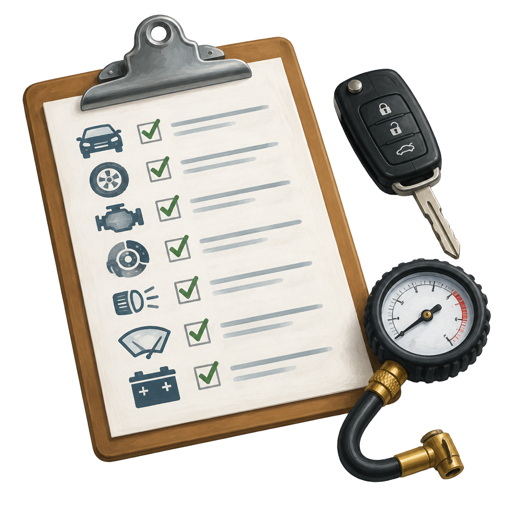 Vehicle condition checklist